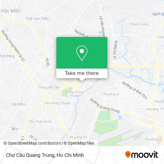 Chợ Cầu Quang Trung map