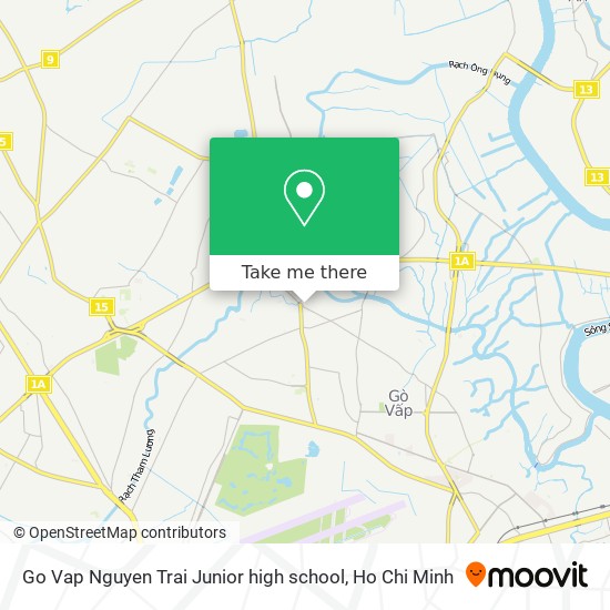 Go Vap Nguyen Trai Junior high school map