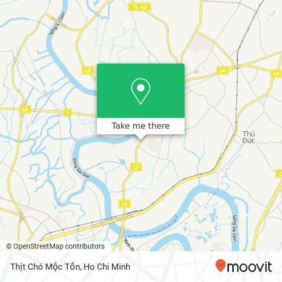 Thịt Chó Mộc Tồn map