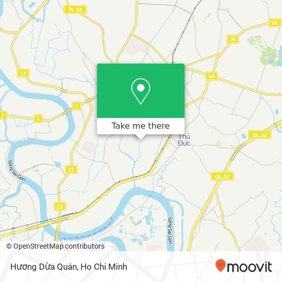 Hương Dừa Quán map