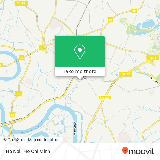 Hà Nail map