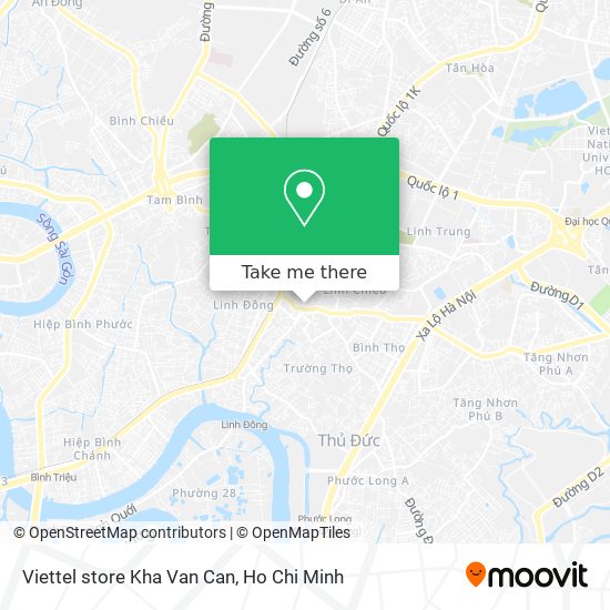 Viettel store Kha Van Can map