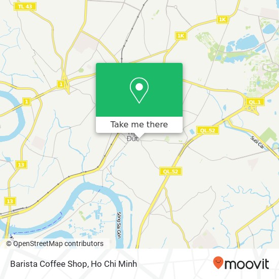 Barista Coffee Shop map