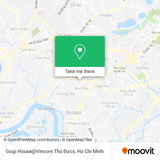 Gogi House@Vincom Thủ Đưcs map