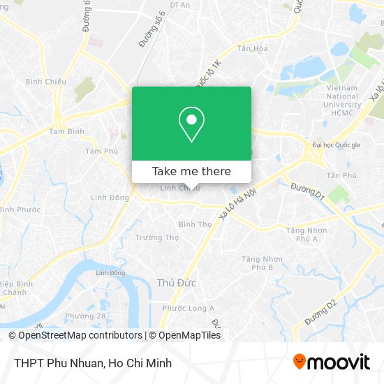 THPT Phu Nhuan map