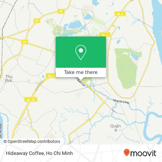 Hideaway Coffee map