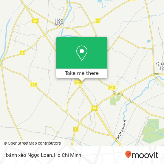 bánh xèo Ngọc Loan map