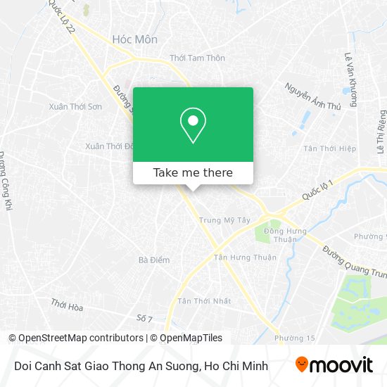 Doi Canh Sat Giao Thong An Suong map
