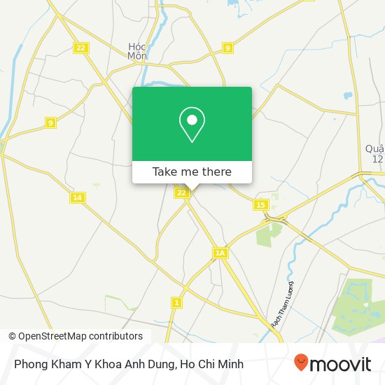 Phong Kham Y Khoa Anh Dung map