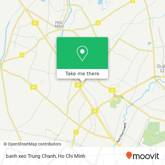 banh xeo Trung Chanh map