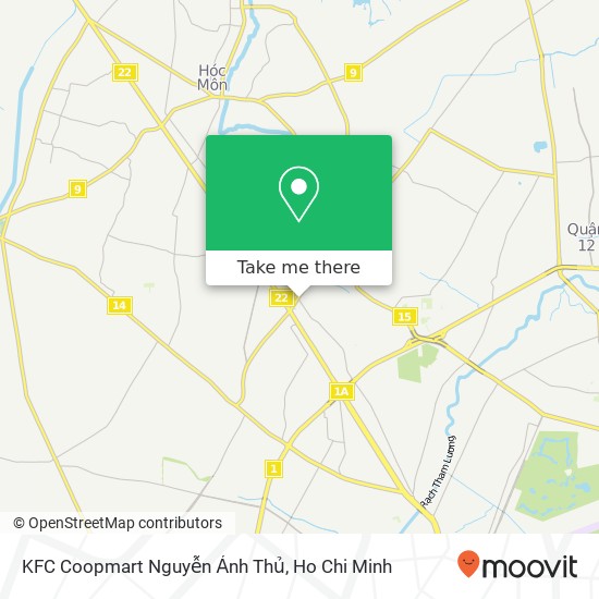 KFC Coopmart Nguyễn Ảnh Thủ map