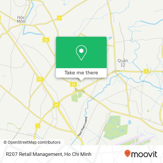 R207 Retail Management map