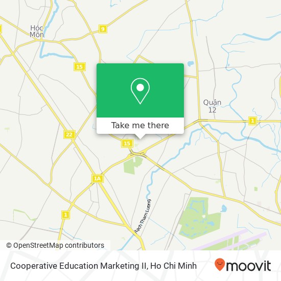 Cooperative Education Marketing II map