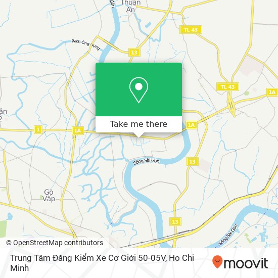 Trung Tâm Đăng Kiểm Xe Cơ Giới 50-05V map