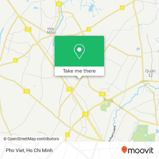 Pho Viet map