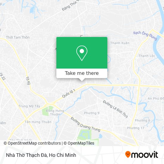 Nhà Thờ Thạch Đà map