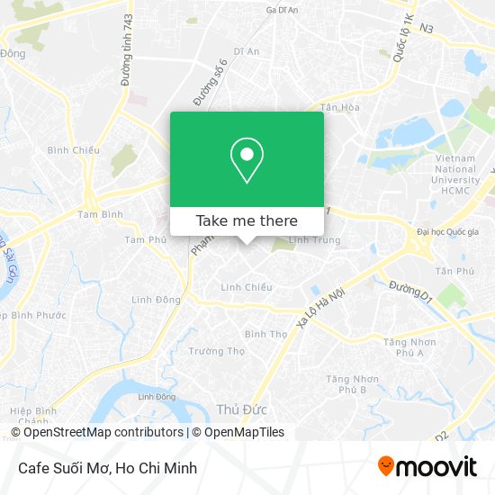 Cafe Suối Mơ map