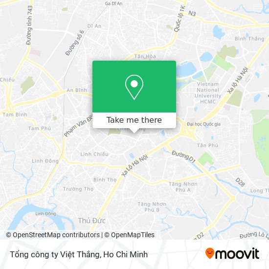 Tổng công ty Việt Thắng map