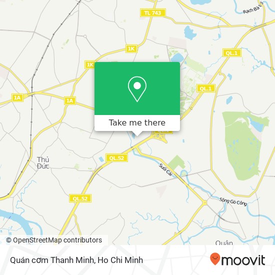 Quán cơm Thanh Minh map
