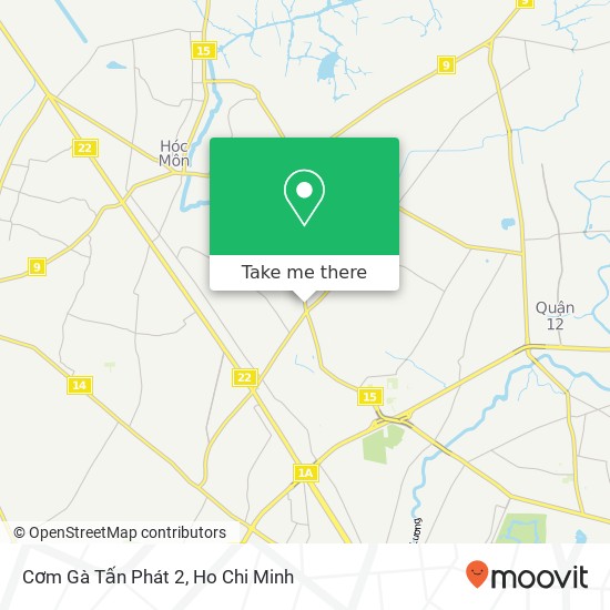 Cơm Gà Tấn Phát 2 map