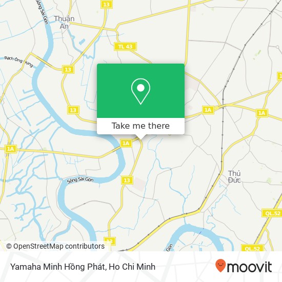 Yamaha Minh Hồng Phát map