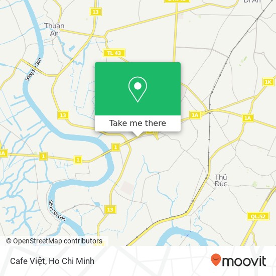 Cafe Việt map