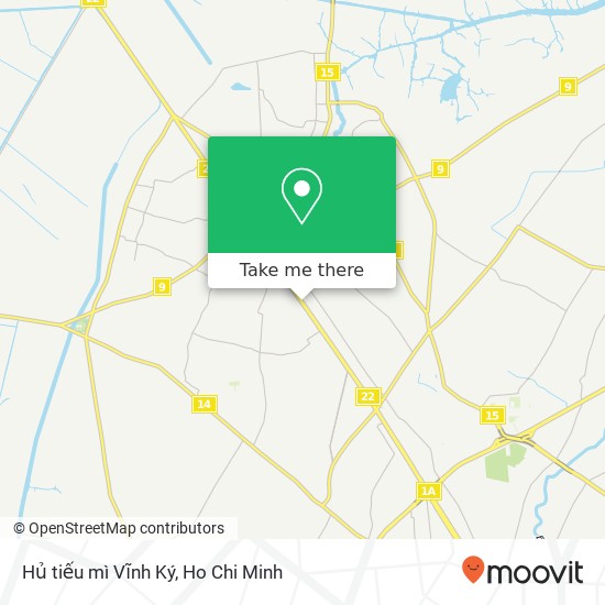 Hủ tiếu mì Vĩnh Ký map