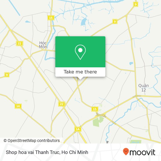Shop hoa vai Thanh Truc map