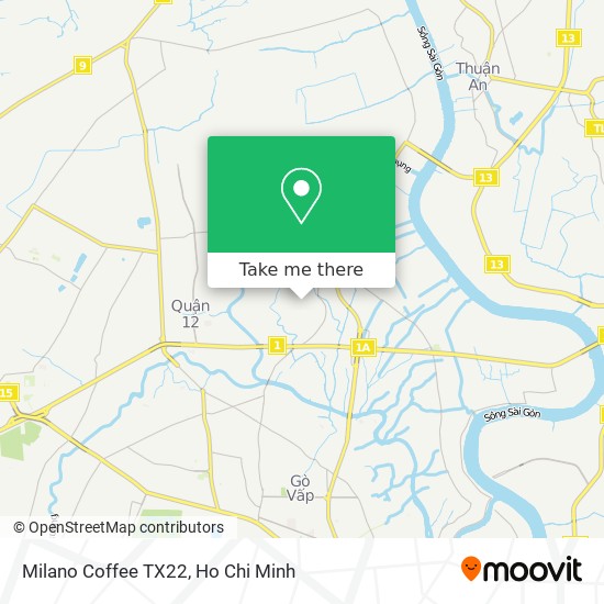 Milano Coffee TX22 map