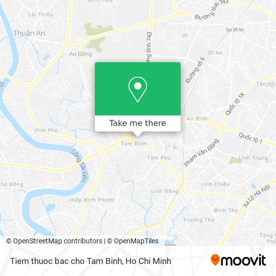 Tiem thuoc bac cho Tam Binh map