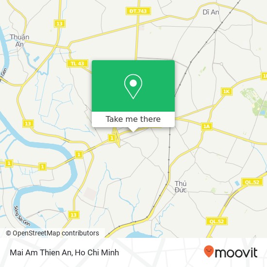 Mai Am Thien An map