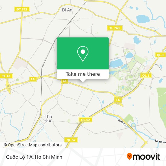 Quốc Lộ 1A map