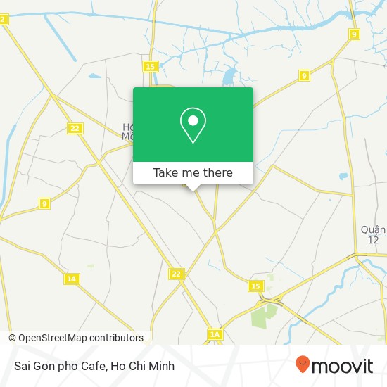 Sai Gon pho Cafe map