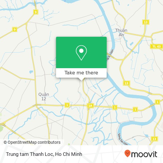 Trung tam Thanh Loc map