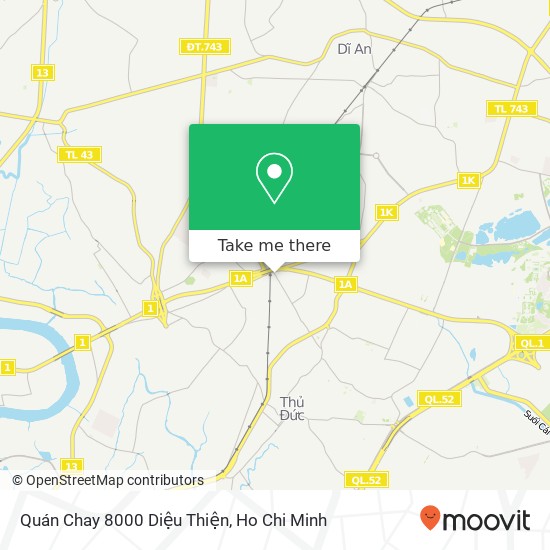 Quán Chay 8000 Diệu Thiện map