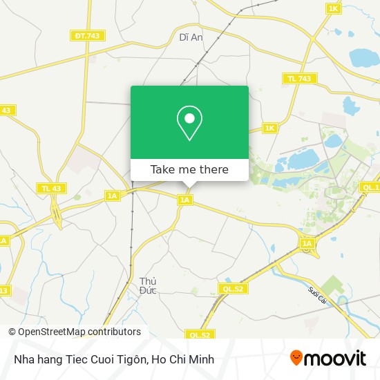 Nha hang Tiec Cuoi Tigôn map