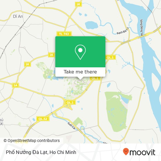 Phố Nướng Đà Lạt map