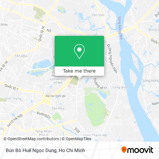 Bún Bò Huế Ngọc Dung map