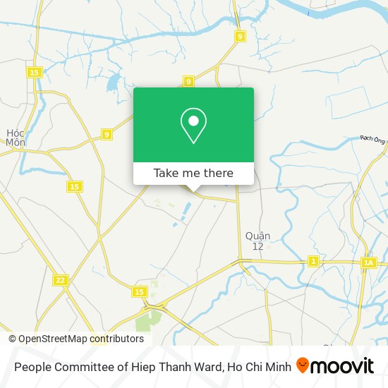 People Committee of Hiep Thanh Ward map
