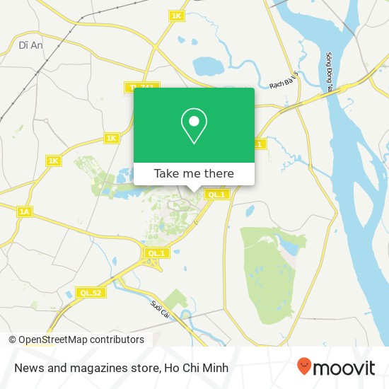 News and magazines store map
