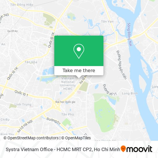 Systra Vietnam Office - HCMC MRT CP2 map