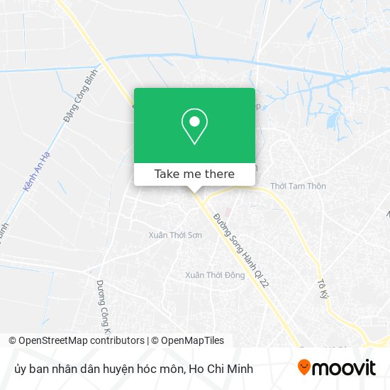 ủy ban nhân dân huyện hóc môn map