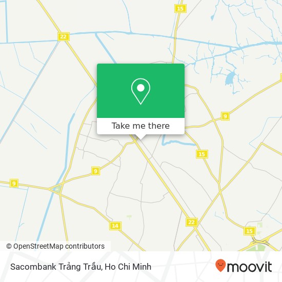 Sacombank Trảng Trầu map