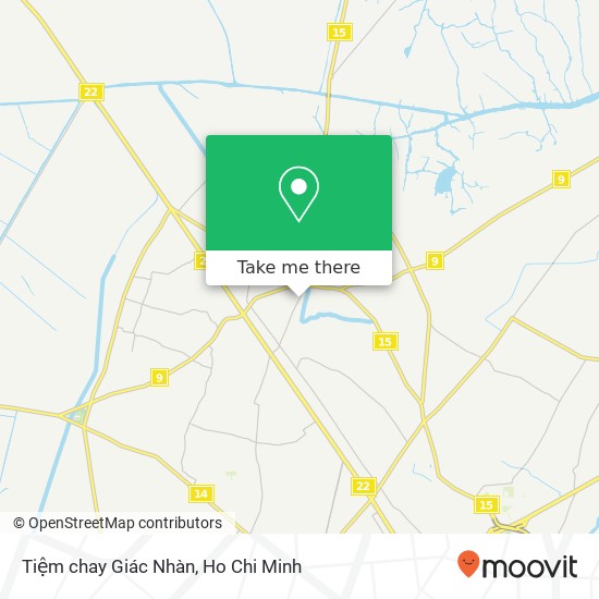 Tiệm chay Giác Nhàn map