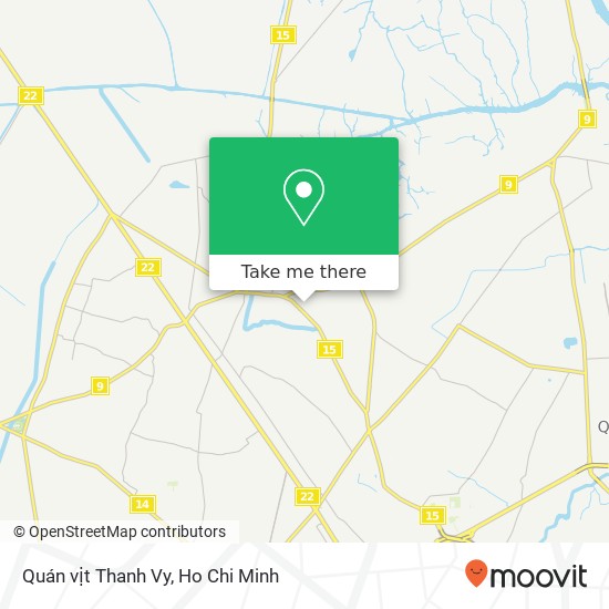 Quán vịt Thanh Vy map