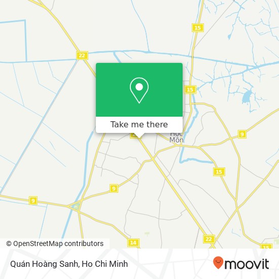Quán Hoàng Sanh map