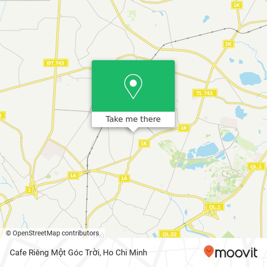 Cafe Riêng Một  Góc Trời map