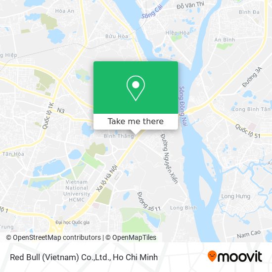 Red Bull (Vietnam) Co.,Ltd. map