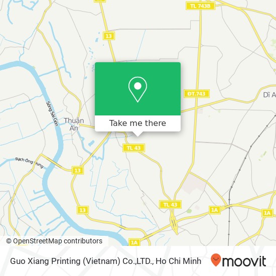 Guo Xiang Printing (Vietnam) Co.,LTD. map