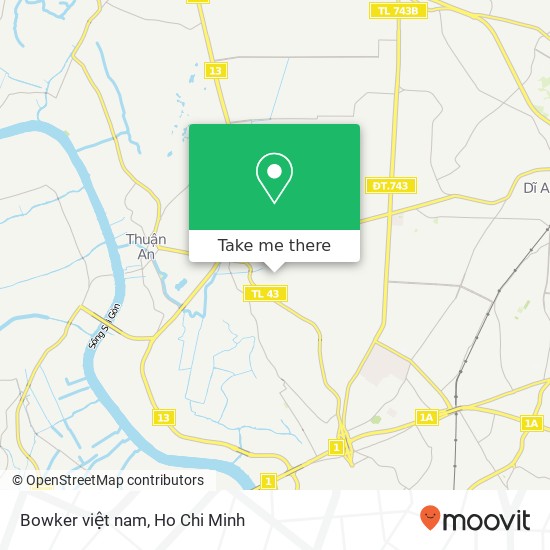 Bowker việt nam map